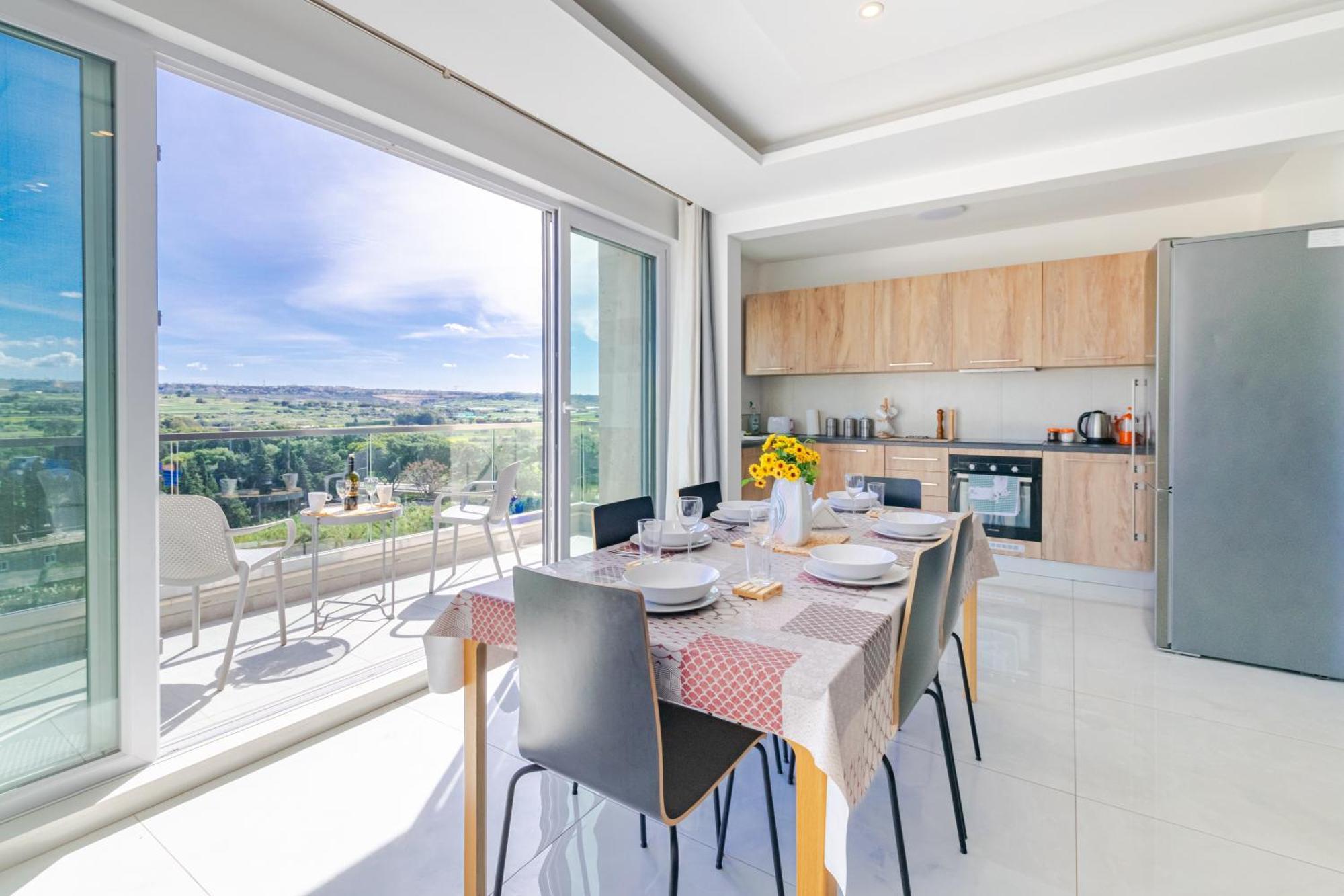 New Spacious Apartment With Amazing View Bugibba Σεντ Πόλς Μπέι Εξωτερικό φωτογραφία